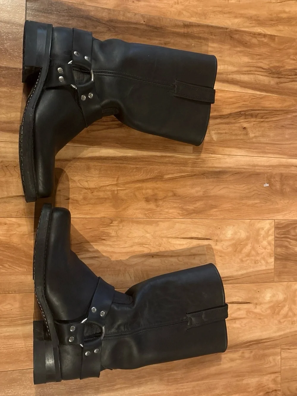 Frye Black Men's Harness Boots